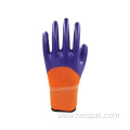 Hespax Nylon Durable 3/4 Nitrile Labor Working Gloves